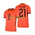 Camisola Países Baixos Frenkie de Jong 21 Homem Equipamento Primeiro Copa do Mundo 2026 Manga Curta